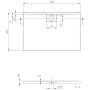 Villeroy & Boch Architectura Metalrim Duschwanne 120 x 80 x 4,8 cm