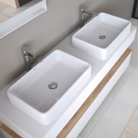 Vasque à poser Duravit Qatego carrée 60 x 40 cm