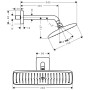 hansgrohe Raindance E Kopfbrause 360 1jet mit Brausearm 24 cm - Detailansicht