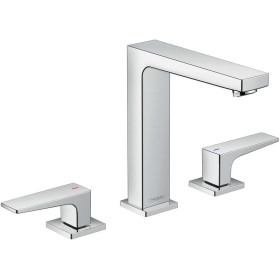 Robinet de lavabo 3 trous hansgrohe Metropol 160 avec leviers et vidage Push-Open