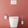 Vitra Integra Wand-WC Vitra Flush 2.0 Tiefspüler ohne Spülrand - Detailansicht