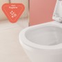Vitra Integra Wand-WC Vitra Flush 2.0 Tiefspüler ohne Spülrand - Produktansicht