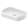 Vasque à poser ovale Duravit Qatego 60 x 40 cm, avec HygieneGlace - vue détaillée