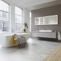 Duravit DuraSquare Vasque Compacte brossée sans trou de robinet, 60 x 40 cm - vue détaillée