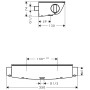 hansgrohe Ecostat Select Brausethermostat Aufputz, Renovation - Detailansicht