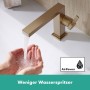 Robinet de lavabo monocommande hansgrohe Tecturis E 110 Fine CoolStart avec économie d'eau et bonde