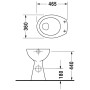 Duravit Duraplus Sudan WC sur pied (+ 10 cm) - photo produit