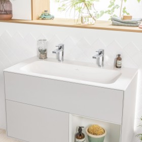Mobile lavabo Villeroy & Boch Finion 100 cm con 2 fori per rubinetto, senza troppo pieno