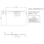 Villeroy & Boch Architectura Metalrim Duschwanne 120 x 90 x 1,5 cm - Produktansicht