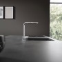 hansgrohe Aquno Select M81 Miscelatore monocomando da cucina 250, beccuccio estraibile, 2 getti - vista dettagliata