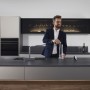 hansgrohe Aquno Select M81 Miscelatore monocomando da cucina 250, beccuccio estraibile, 2 getti - vista tecnica