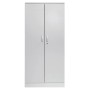 Wolfstahl Büro Stahlschrank - Aktenschrank Lichtgrau abschliessbar 92x42x195cm, aufgebaut - Detailansicht