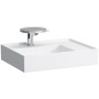 Lavabo LAUFEN Kartell 60 x 46 cm, avec tablette à droite, avec 1 trou de robinet