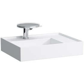 Lavabo LAUFEN Kartell 60 x 46 cm, avec tablette à droite, avec 1 trou de robinet