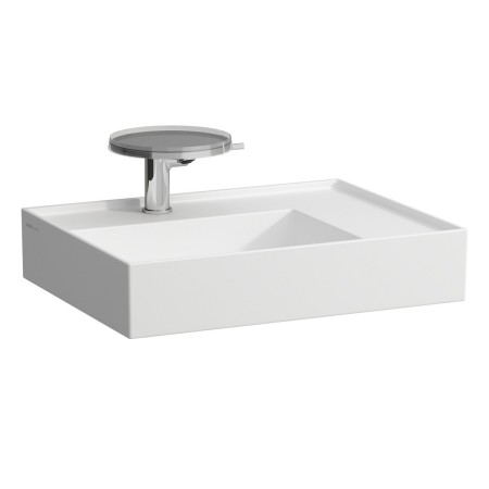 Vasque LAUFEN Kartell 60 x 46 cm, avec tablette à droite, avec 1 trou de robinet