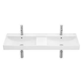 Double vasque Roca Ona 120 x 46 cm, avec 2x 1 trou de robinet