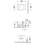Duravit D-Code WC sur pied à chasse directe - photo produit