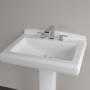 Villeroy & Boch Hommage Lavabo 75,5 cm per rubinetto a 3 fori - vista dettagliata