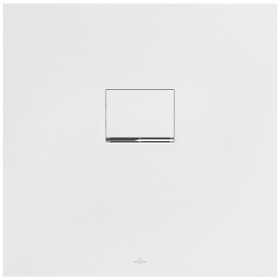 Piatto doccia Villeroy & Boch Squaro Infinity 80 x 80 cm per installazione a filo pavimento