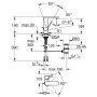Robinet de lavabo monocommande GROHE Plus taille M