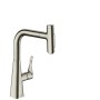 hansgrohe Metris Select M71 Miscelatore monocomando cucina 240, doccetta estraibile, 2 getti, sBox