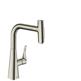 hansgrohe Metris Select M71 Miscelatore monocomando cucina 240, doccetta estraibile, 2 getti, sBox