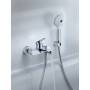 Duravit Wave Einhebel-Wannenmischer Aufputz - technische Ansicht