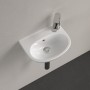 Villeroy & Boch O.novo Lavabo 36 x 27,5 cm, con troppopieno - vista tecnica