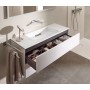 Lavabo Geberit ONE 120 cm, design suspendu - vue détaillée