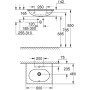 Meuble-lavabo GROHE Essence 60 cm - photo produit