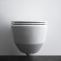 LAUFEN PRO Wand-WC Tiefspüler ohne Spülrand - technische Ansicht