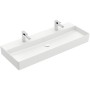 Villeroy & Boch Memento 2.0 Lavabo 120 cm con foro rubinetto, senza troppopieno - vista dettagliata