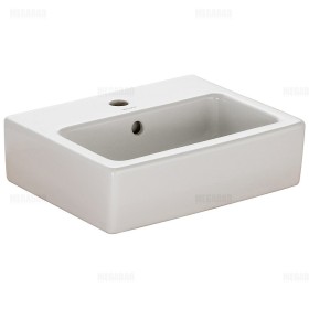 Lavabo Duravit Vero 45 cm brossé, avec 1 trou de robinet