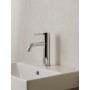 Mitigeur de lavabo monocommande Roca Ona avec bonde clic-clac - vue technique