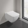 Villeroy & Boch Venticello Tiefspülklosett DirectFlush spülrandlos 37,5 x 56 cm, wandhängend - technische Ansicht