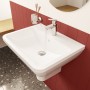 VitrA Integra Waschtisch 60 cm, mit Überlaufloch, 1 Hahnloch mittig - technische Ansicht
