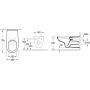 Villeroy & Boch Vicare Tiefspül-WC spülrandlos, 36 x 70 cm, für WC-Sitz