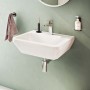 VitrA Integra Waschtisch 55cm, ohne Überlaufloch, 1 Hahnloch mittig - technische Ansicht