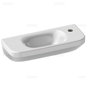 Lavabo Duravit DuraStyle 50 cm, avec 1 trou de robinet à droite
