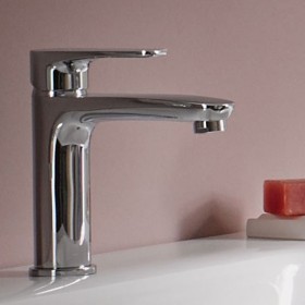 Mitigeur de lavabo monocommande Duravit B.1 M, sans vidage à tirette