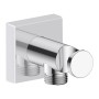 Collettore a parete Duravit con supporto doccia e rosone quadrato