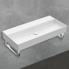 Villeroy & Boch Memento 2.0 Lavabo 100 cm senza foro per rubinetto, senza troppo pieno