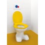 Geberit Bambini WC-Sitz für Kinder, mit Stützfunktion, mit Absenkautomatik - technische Ansicht
