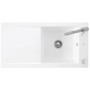 Lavello Villeroy & Boch Timeline 60 flat, Sifone con comando a leva - vista dettagliata