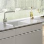 Lavello Villeroy & Boch Timeline 60 flat, scarico con azionamento eccentrico