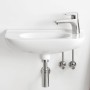 Lavabo da appoggio compatto Villeroy & Boch O.novo 50 x 25 cm senza troppo pieno - vista tecnica