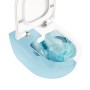 VitrA Sento WC mural VitrA Flush 2.0, sans bride avec abattant Slim Wrap - vue technique