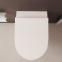 VitrA Sento WC mural VitrA Flush 2.0, sans bride avec abattant Slim Wrap