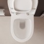 VitrA Sento WC mural VitrA Flush 2.0, sans bride avec abattant Slim Wrap - vue détaillée