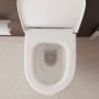 VitrA Sento WC mural VitrA Flush 2.0, sans bride avec abattant Slim Wrap - vue technique